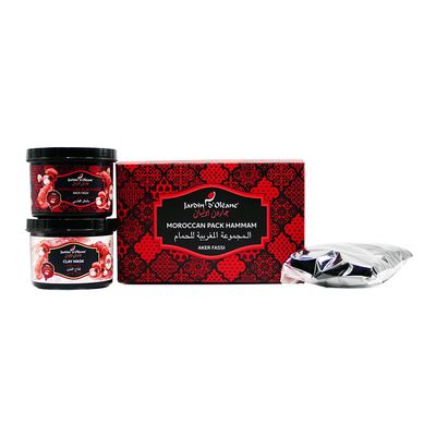 Jardin D'oleane Moroccan Pack Hammam Aker Fassi - 3 Pieces