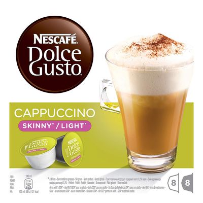 دولتشي جوستو كبسولات قهوة كابوتشينو لايت 16 حبة