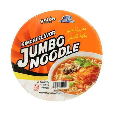 Paldo Noodles Cup Kimchi Flavor Jumbo 110 G