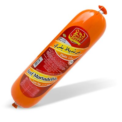 Bibi Fresh Mortadella Beef Plain Low Fat 500 G
