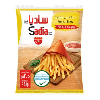 ساديا بطاطس مقلية رفيعة - 2.5 كج