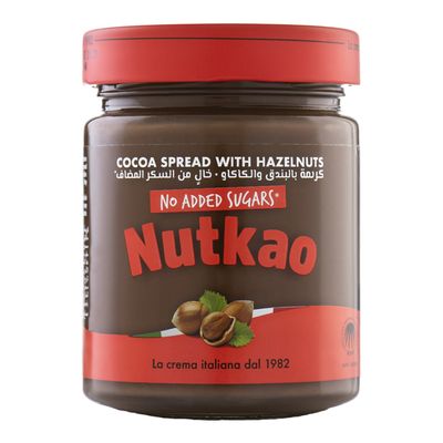 Nutkao Hazelnut And Cocoa Cream No Added Sugar 350 G
