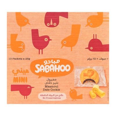 Sabah Maamoul Date Cookie Mini 25 G X 10