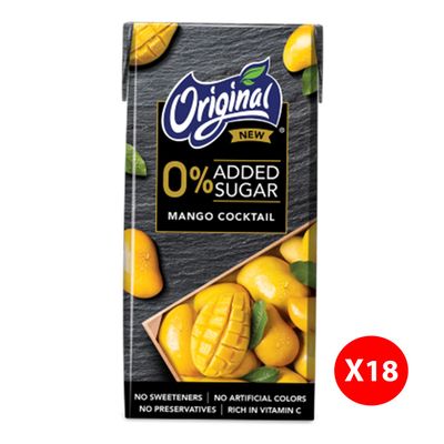 Original Juice Mango No Added Sugar 200 ML x 18 Box