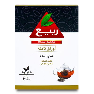 Rabea Tea Full Leaf Black Loose 200 G