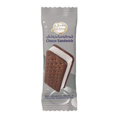Al Amal Ice Cream Choco Vanilla - 100ml