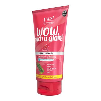 Pure Beauty Jasmina Exfoliating and Cleansing Gel with Natural Plant Extracts & Zinc - 150ml