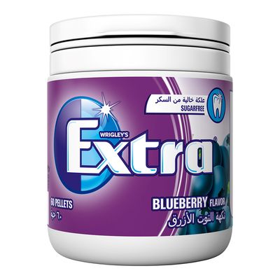 Extra Gum Blueberry Flavor Sugar Free 60 Pieces 84 G