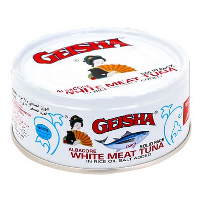جيشا تونا زيت دوار الشمس ابيض 90 جرام