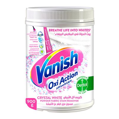 Vanish Stain Remover Oxi Action Crystal White 900 G