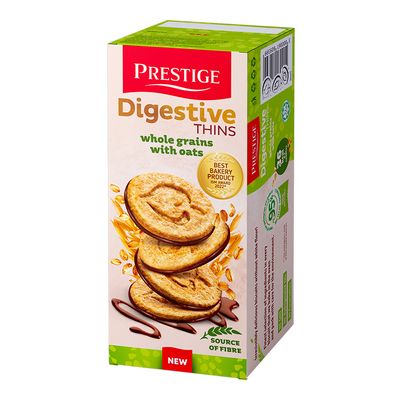Prestige Biscuits Digestive Thins With Whole Grains And Oats 120 G