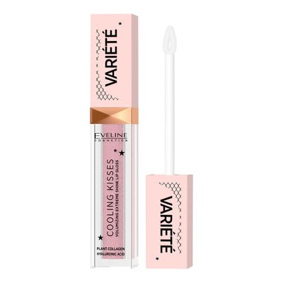 Eveline Variete COOLING KISSIES LIP GLOSS - No.02 -Sugar Nude - 6.8ML