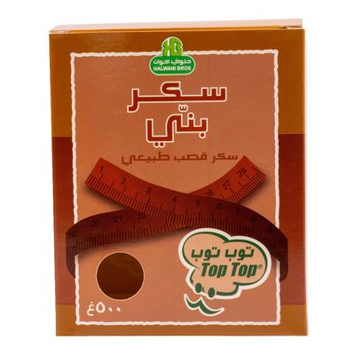 حلواني أخوان سكر بني قصب طبيعي - 500 جرام