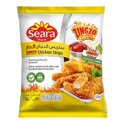 سيارا ستربس الدجاج الحار 750 جرام