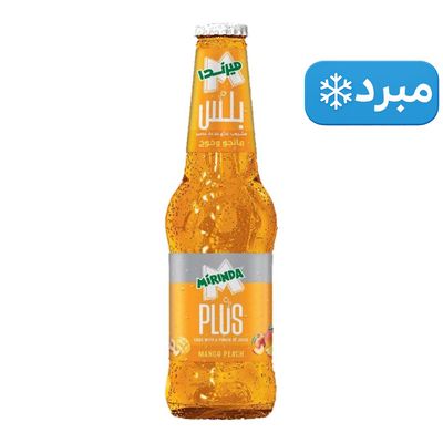 ميرندا بلس مشروب غازي بنكهة المانجو و الخوخ 300 مل 