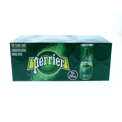 Perrier Carbonated Water 250 ML × 10
