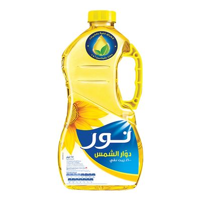 نور زيت دوار الشمس خالى من الدهون المتحولة - 2.7 لتر