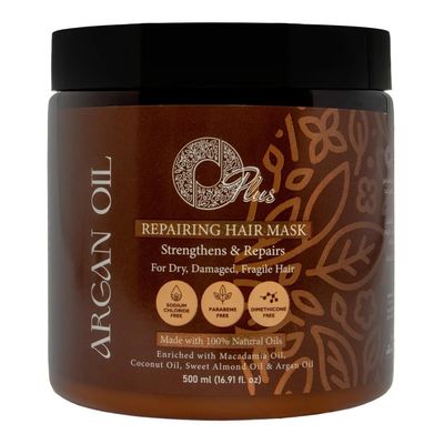 Oplus Argan Oil Repairing Hair Mask Strengthens & Repairs For Dry, Damaged, Fragile Hair - 500ml