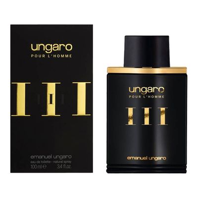 Emanuel Ungaro Perfume Pour L`Homme 3 Eau de Toilette for Men - 100ml