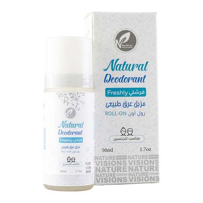 Nature Visions Natural Deodorant Roll On Freshly - 50ml
