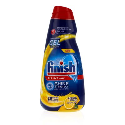 Finish Soap Dishwasher Lemon With Glass Protect Action 650 ML