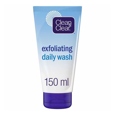 Clean and Clear Face Wash Daily Exfoliating Oil Free 150 ML