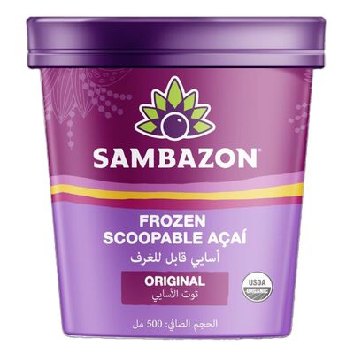 Sambazon Organic Acai Sorbet Frozen - 380g