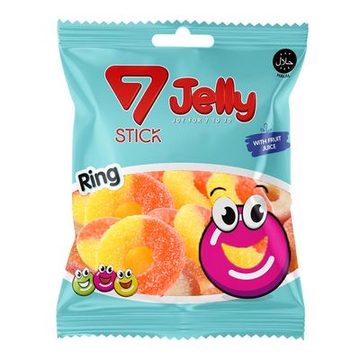 7 Stick Candy Jelly Ring 120 G
