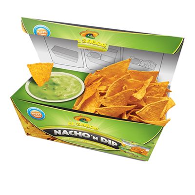 El Sabor Nacho Chips With Guacamole Sauce Imported 175 G