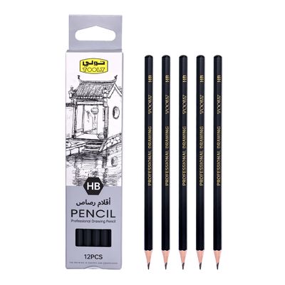 Tooly Pencils HB 12 Pieces
