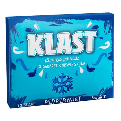 Klast Gum  Pepper Mint Flavour Sugar Free 28.8 G