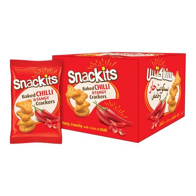  نبيل  بسكويت سناكتس مقرمش حار وحامض - 50 جرام × 12