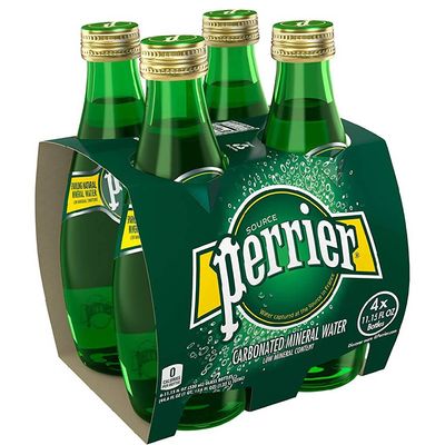 Perrier Water Mineral Carbonated Natural 330 ML × 4