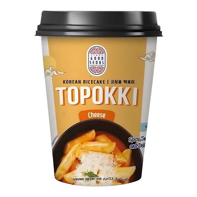 Good Seoul Tobokki Rice Cakes Korean Cheese Flavor 133 G