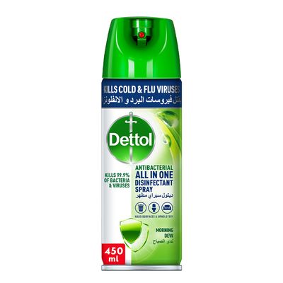 Dettol Disinfectant Spray With Morning Dew Scent 450 ML