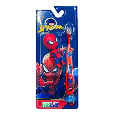Fab Lab Marvel Toothbrush with 3D Model - Spiderman