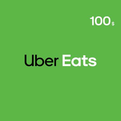 أوبر إيتس بطاقة 100 دولار