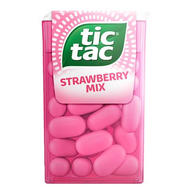 Tic Tac Candy Strawberry Mix 18 G