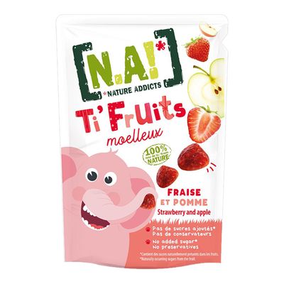 Nature Addicts Fruit Snack Strawberry & Apple Flavor No Added Suger 35 G