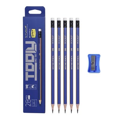 Tooly Pencils 2B With Sharpener 12 Pieces