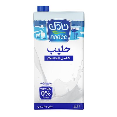 Nadec Fresh Milk Full Fat Rich And Creamy - 1 L