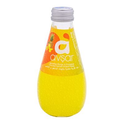 Avsar Sparkling Mango & Pineapple Flavored Natural Mineral Water - 200ml