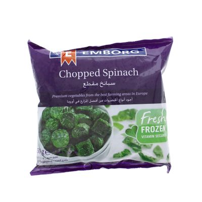 Emborg Spinach Chopped Frozen 450 G