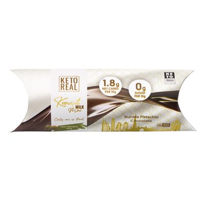 Keto Real Kunafa Pistachio Milk Chocolate Mini 0% Added Sugar - 50g