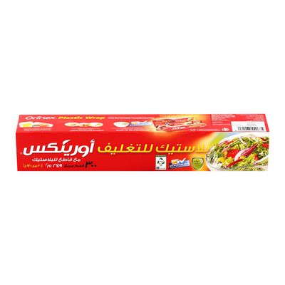 Orinex Plastic Wrap With Cutter 300 Sq.Ft