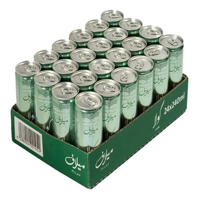 Milaf Cola Soft Drink With Date Extract With No Added Sugar - 240ml × 24