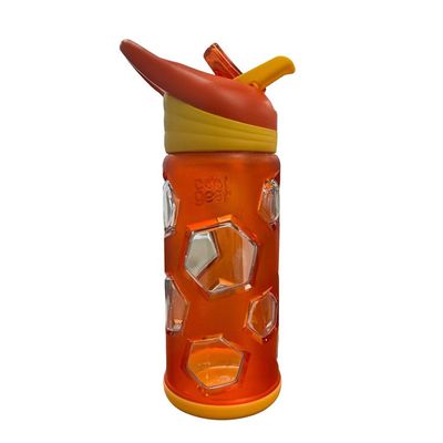 Cool Gear Water Bottle Paloma With Freezer Stick Color Red 0.47 L
