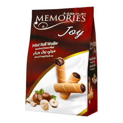 Memories Wafer Roll Mini Hazelnut Cream Filled 115 G