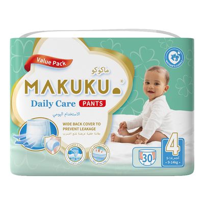 Makuku Diapers Daily Care Pants Size 4 30 Pieces