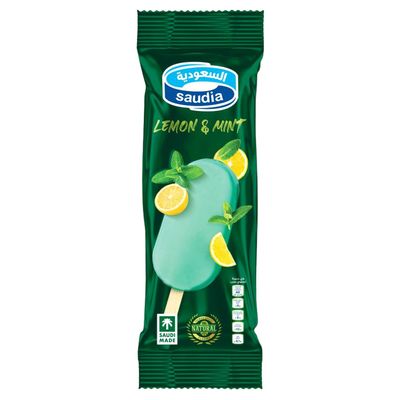 Saudia Ice Cream Stick Lemon Mint 80 Ml